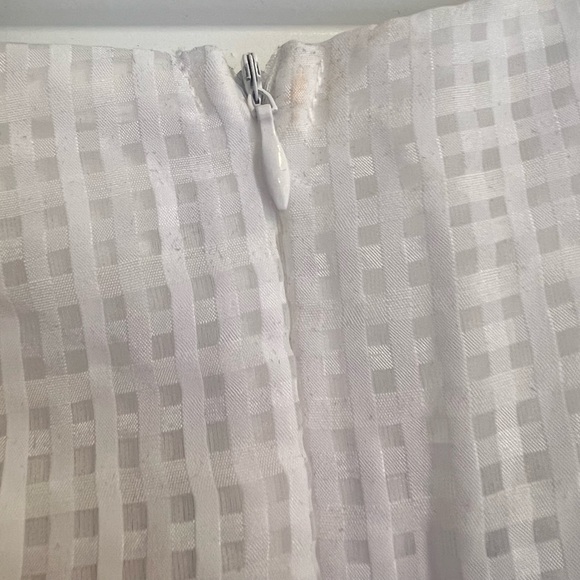 Missguided White Check Raffia Belted Mini Dress - Picture 9 of 9